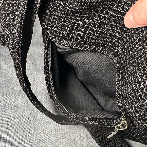 The Sak Black Crochet Tote Bag - Picture 5 of 10